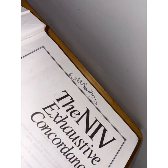 The NIV Exhaustive Concordance Hardcover Goodrick & Kohlenberger III Book 1990 - Picture 10 of 16